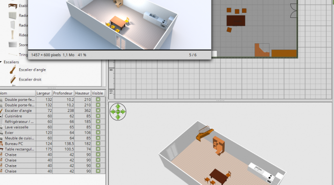 Mardi du numérique: faites vos plans 3D de maison avec SweetHome3D